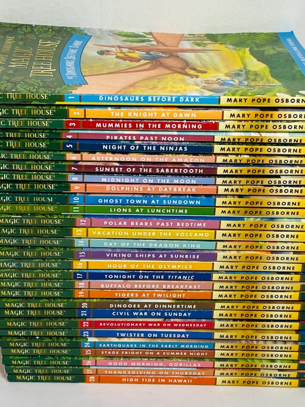 Magic Tree House Book Set 1-28 Mary Pope Osborne Random House SC Some New VGUC
